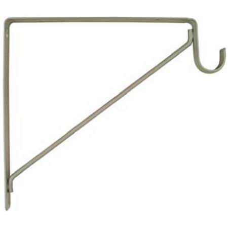 National National N224-428 Closet Rod & Shelf Bracket; White 471243